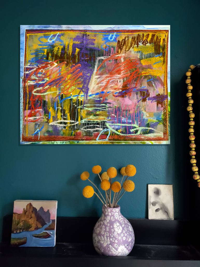 Original Abstract Drawing by Shelton Walsmith