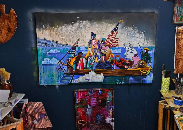 Original Pop Art Pop Culture/Celebrity Painting by Shelton Walsmith