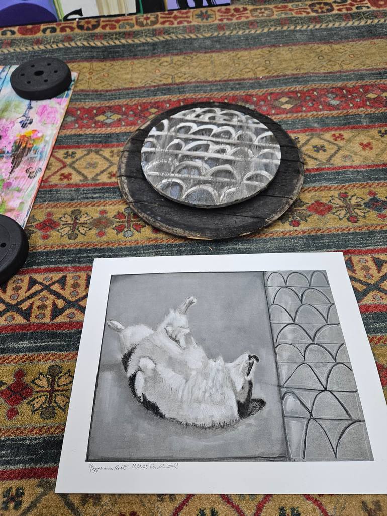 Original Black & White Animal Drawing by Shelton Walsmith