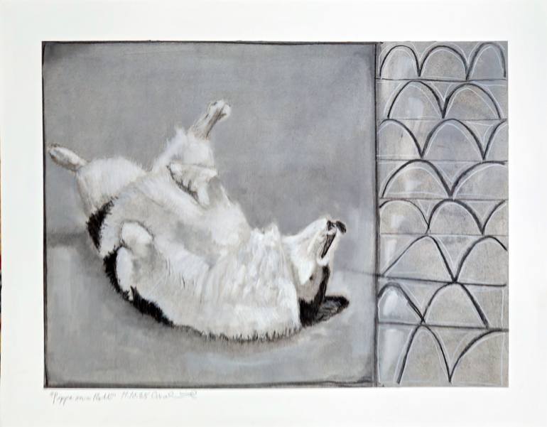 Original Black & White Animal Drawing by Shelton Walsmith