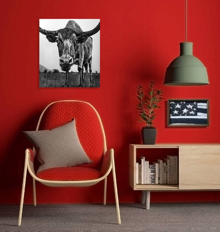Original Black & White Animal Drawing by Shelton Walsmith