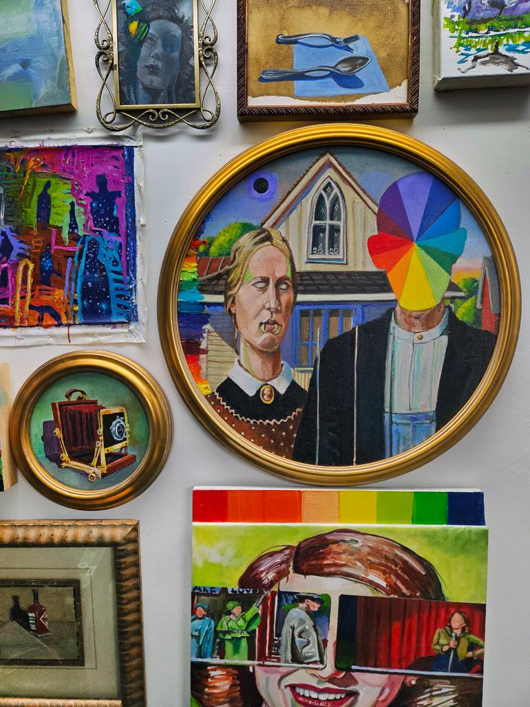 Original Figurative Politics Painting by Shelton Walsmith