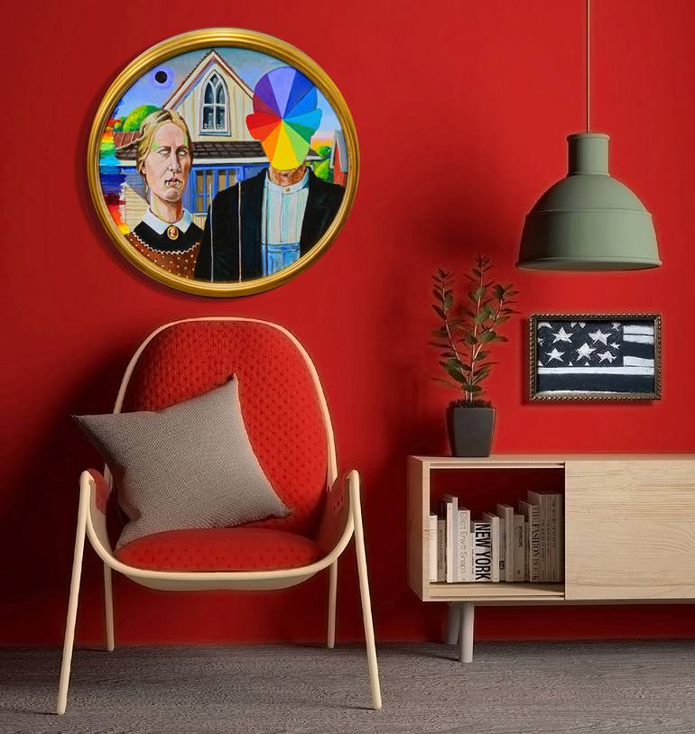 Original Figurative Politics Painting by Shelton Walsmith