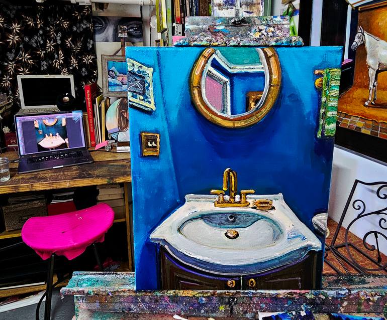Original Impressionism Still Life Painting by Shelton Walsmith
