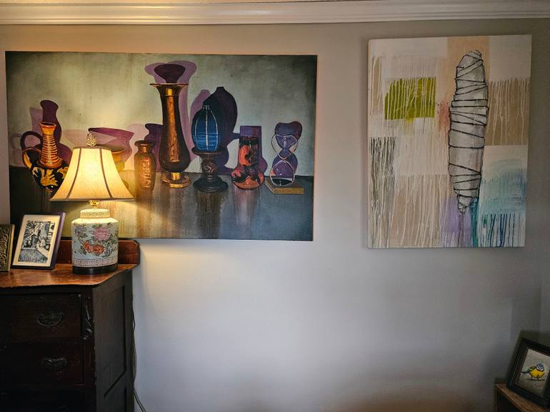 Original Conceptual Health & Beauty Painting by Shelton Walsmith