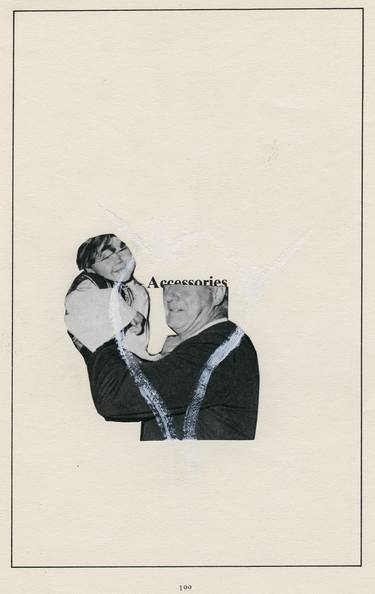 Original Dada Language Collage by Shelton Walsmith
