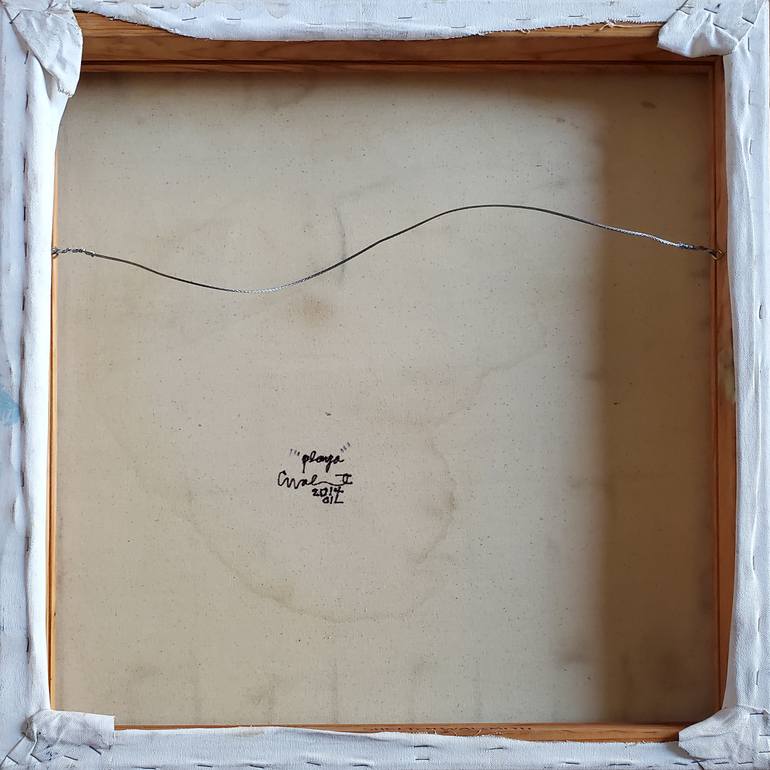 Original Abstract Beach Painting by Shelton Walsmith