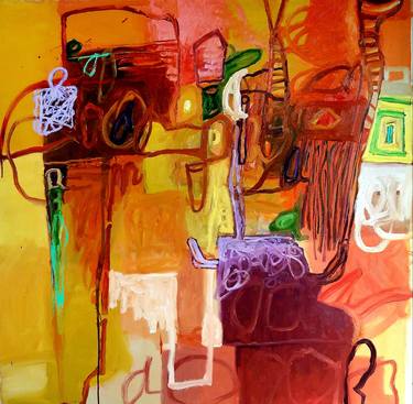 Original Figurative Abstract Paintings by Shelton Walsmith
