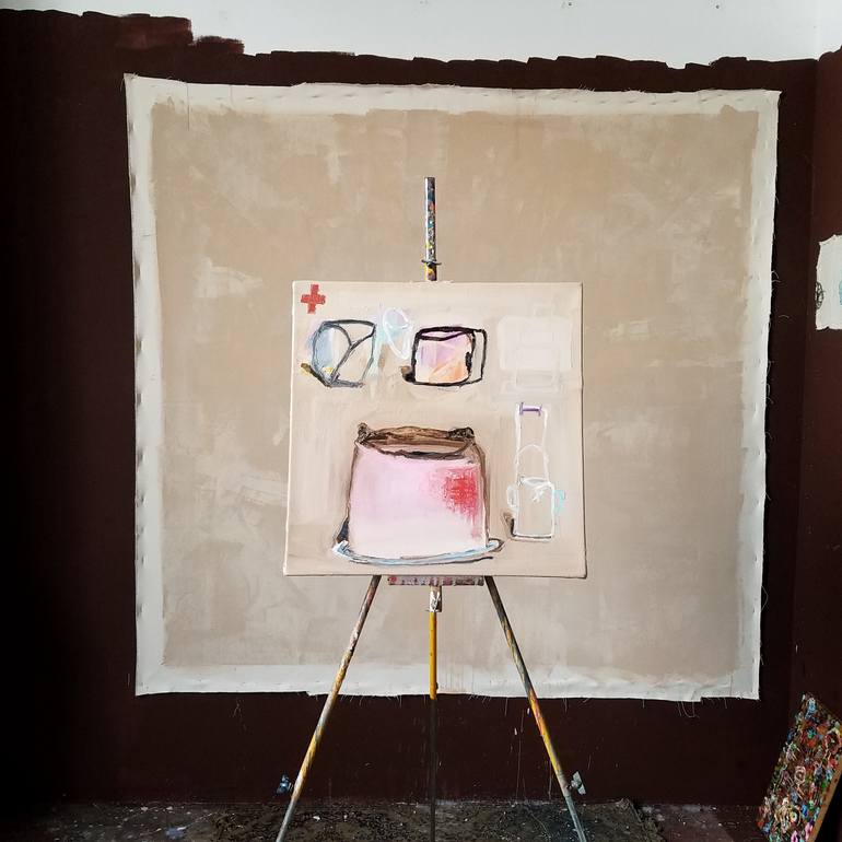 Original Abstract Still Life Painting by Shelton Walsmith