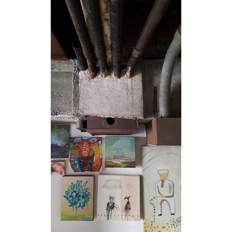 Original Abstract Women Painting by Shelton Walsmith