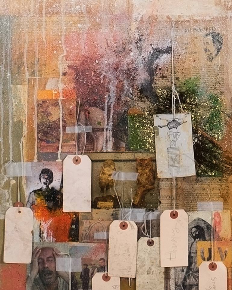 Original Abstract Collage by Shelton Walsmith