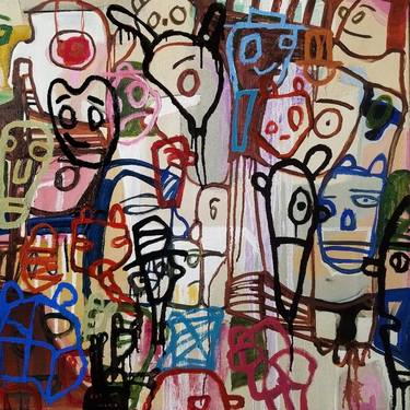 Print of Abstract Cartoon Paintings by Shelton Walsmith