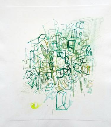 Original Abstract Architecture Drawings by Shelton Walsmith