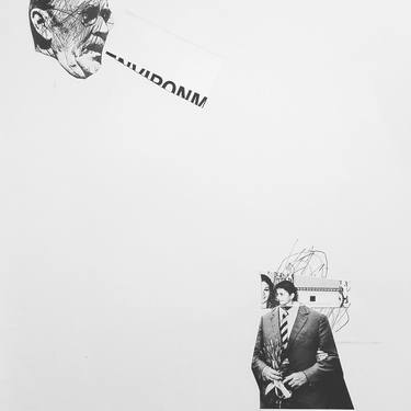 Original Dada Culture Collage by Shelton Walsmith