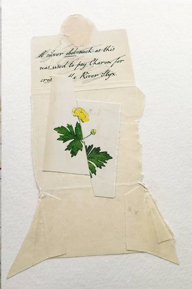 Original Dada Botanic Collage by Shelton Walsmith
