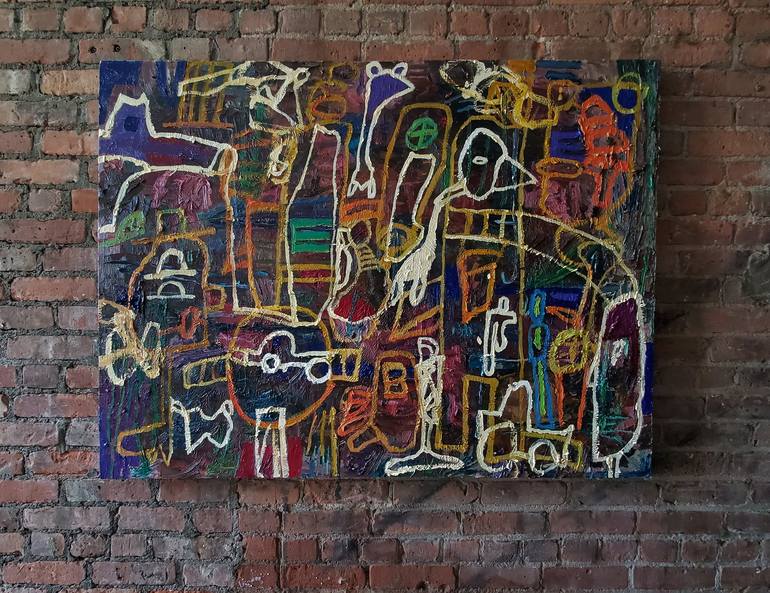 Original Expressionism Architecture Painting by Shelton Walsmith