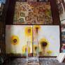 Catacombs Valley no.4 and no.3 seen here at my solo show at QCAC 2015 NYC