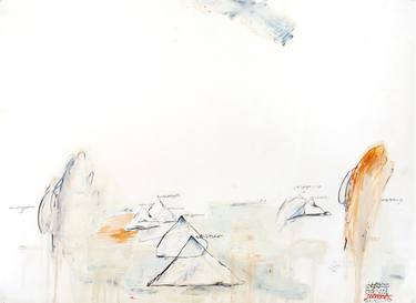 Original Expressionism Landscape Drawings by Shelton Walsmith