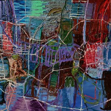 Original Abstract Expressionism Abstract Paintings by Shelton Walsmith