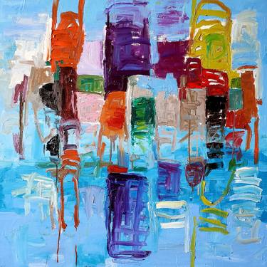 Original Abstract Paintings by Shelton Walsmith