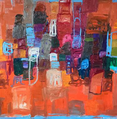 Original Expressionism Abstract Paintings by Shelton Walsmith