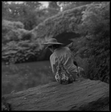 Central Park; Lady with Hat - Limited Edition 1 of 1 thumb