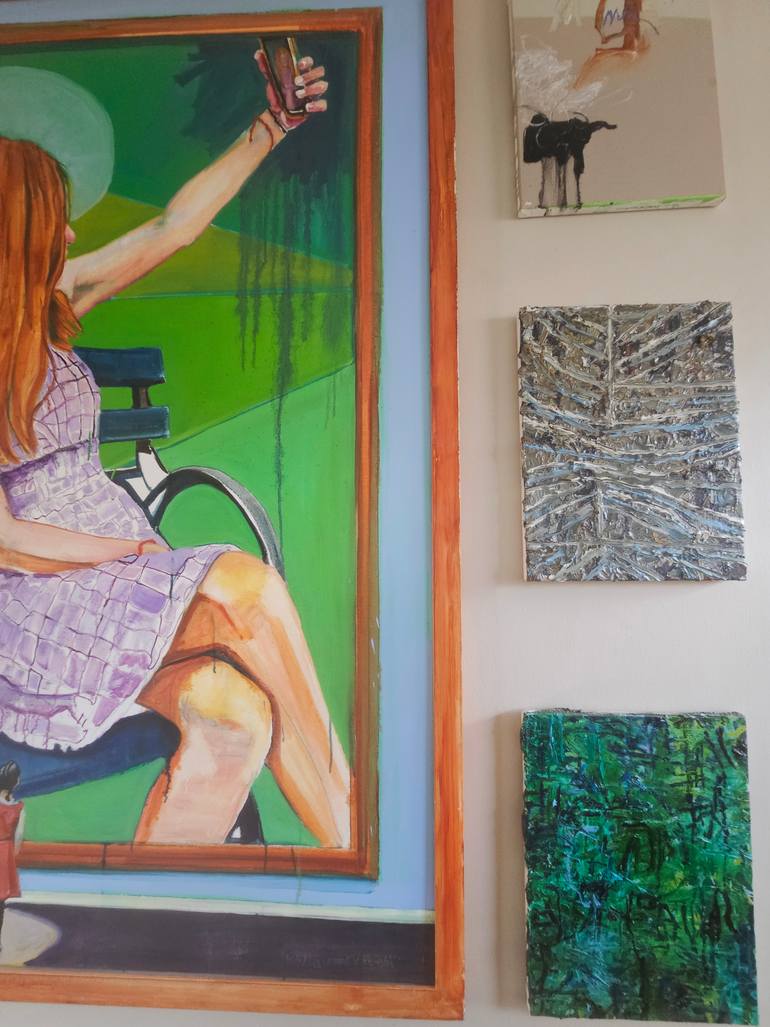 Original Abstract Painting by Shelton Walsmith