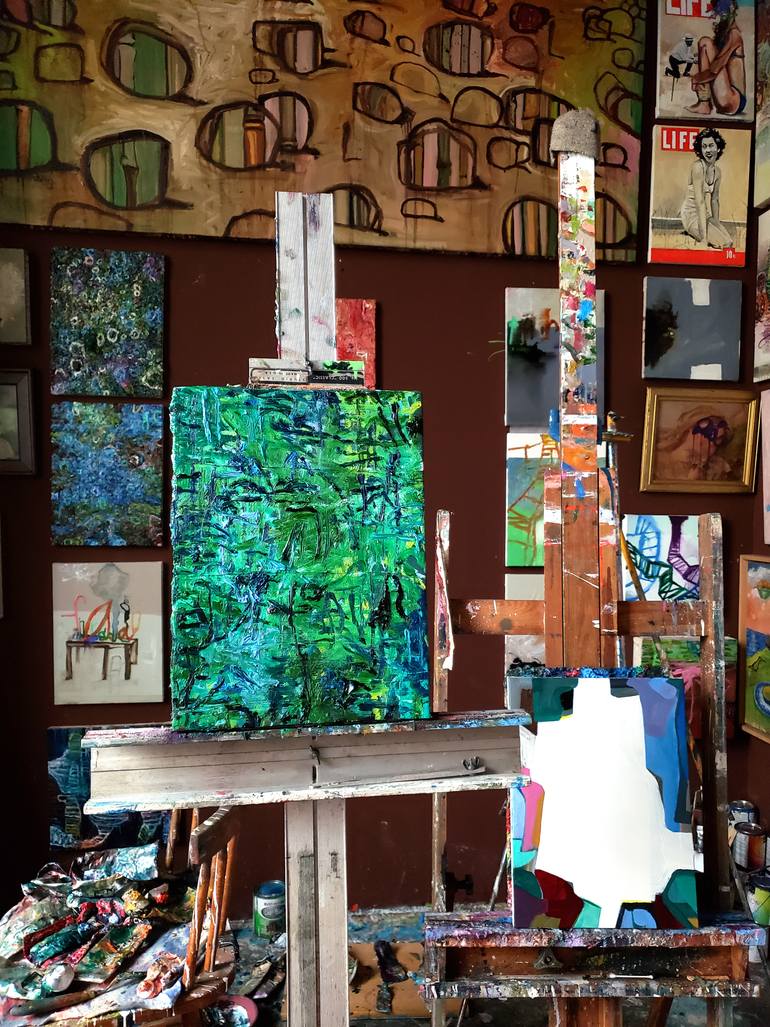 Original Abstract Painting by Shelton Walsmith