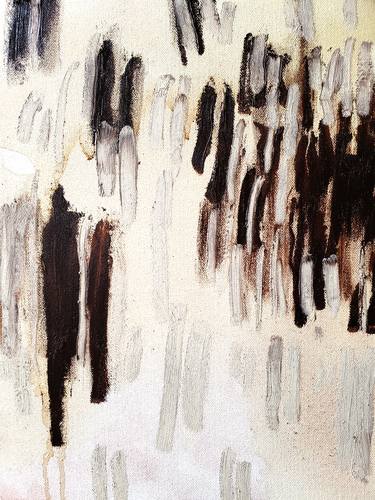 Original Abstract Language Paintings by Shelton Walsmith