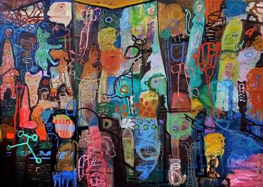 Original Abstract Paintings by Shelton Walsmith