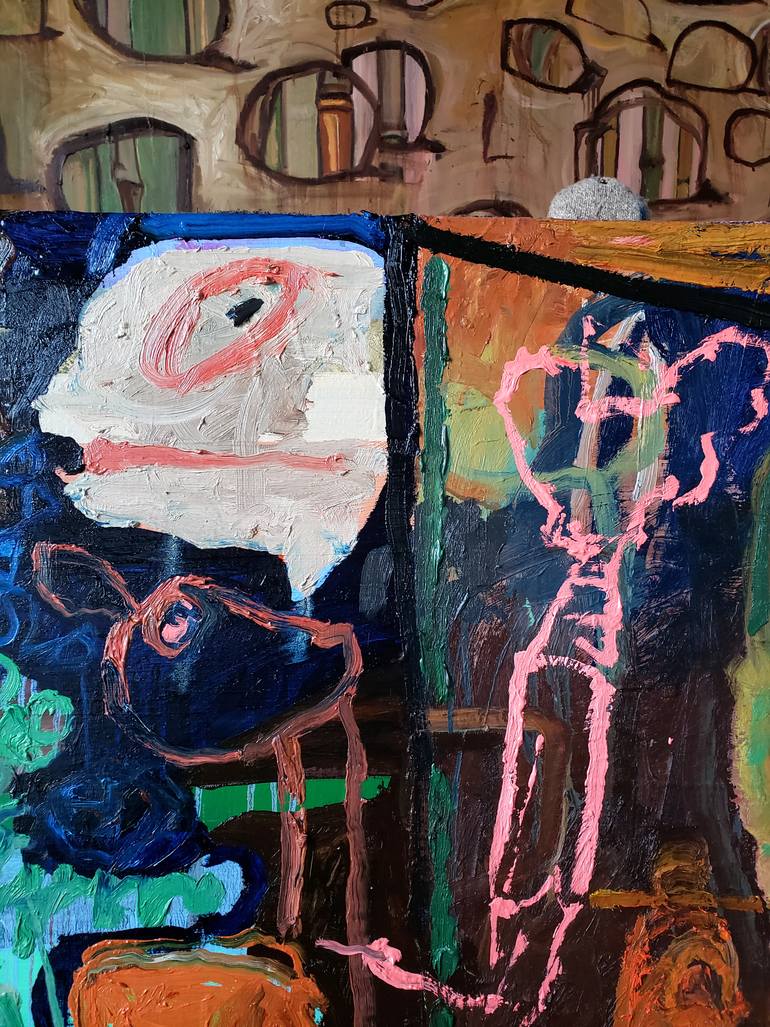 Original Abstract Painting by Shelton Walsmith