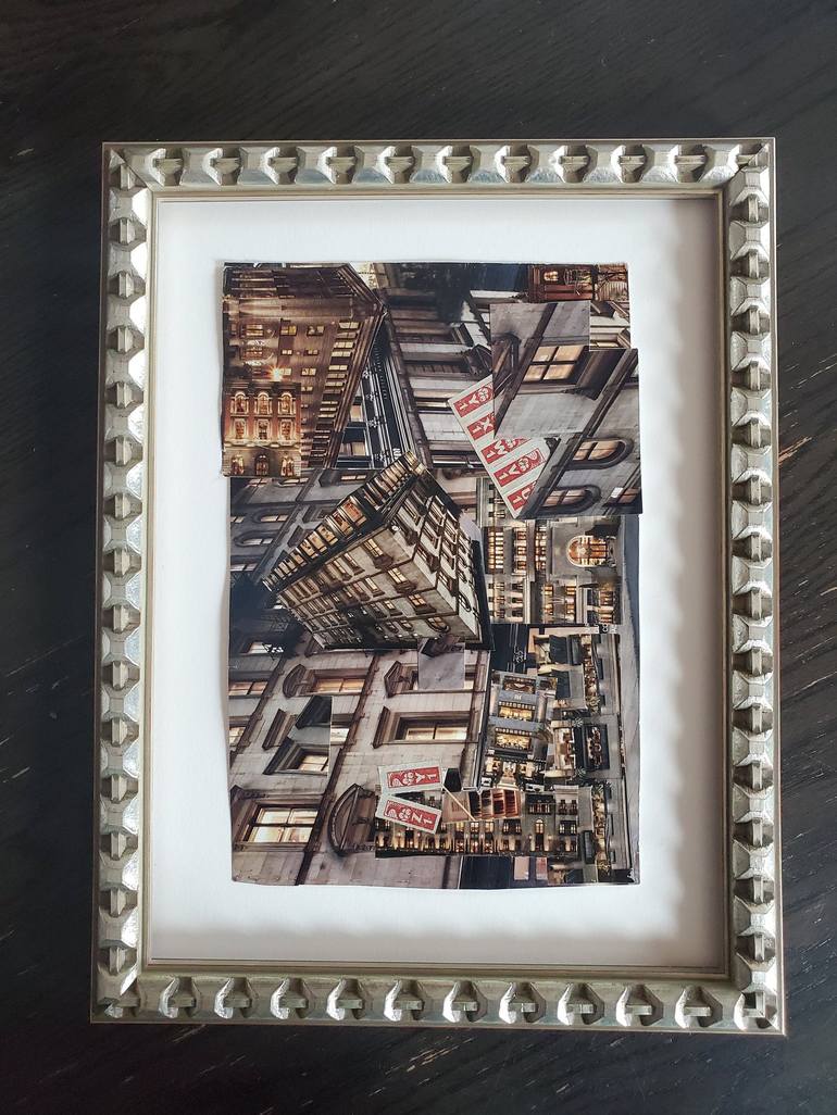 Original Abstract Architecture Collage by Shelton Walsmith