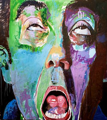Original Expressionism Portrait Paintings by Shelton Walsmith