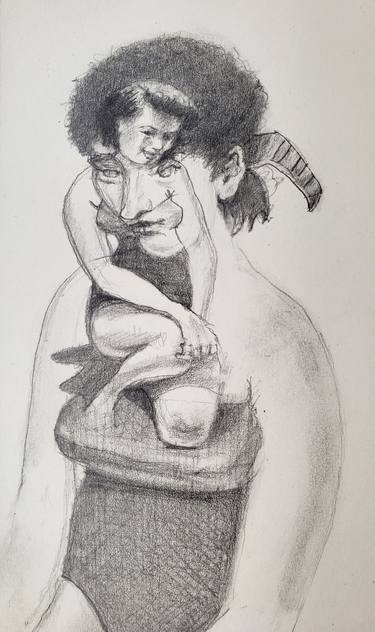 Original Figurative Women Drawings by Shelton Walsmith