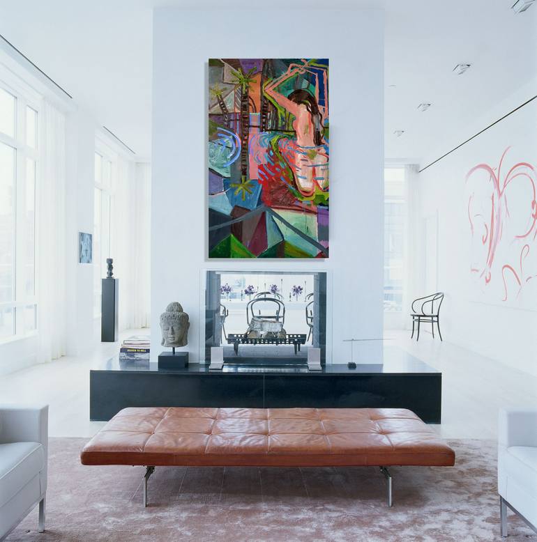 Original Cubism Women Painting by Shelton Walsmith