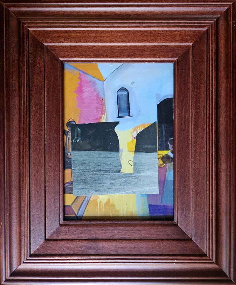Original Dada Abstract Collage by Shelton Walsmith