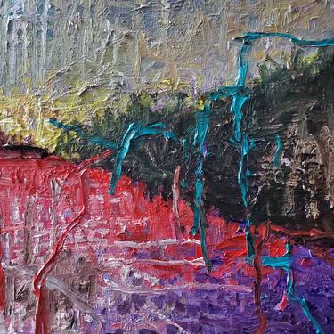 Original Abstract Landscape Paintings by Shelton Walsmith