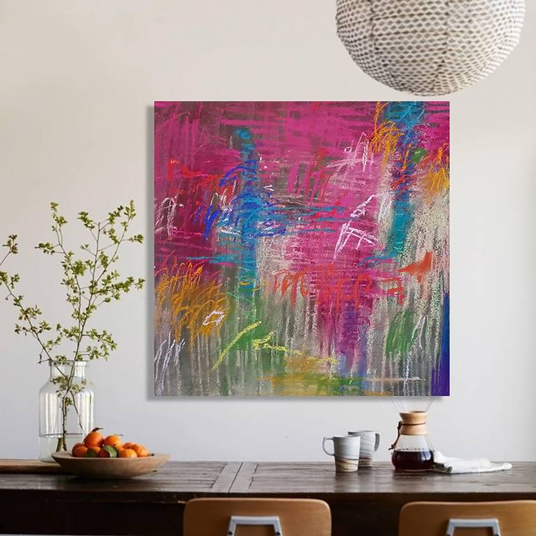 Original Abstract Painting by Shelton Walsmith