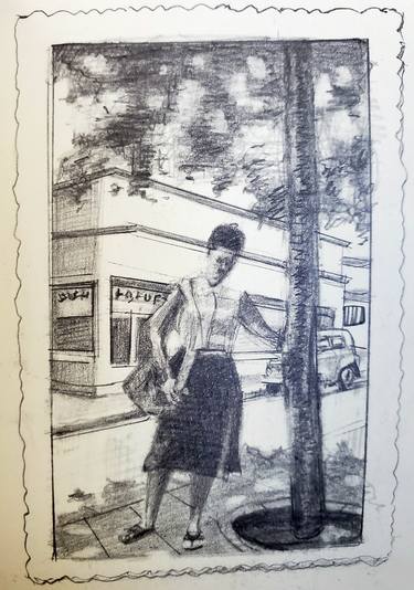 Original Women Drawings by Shelton Walsmith