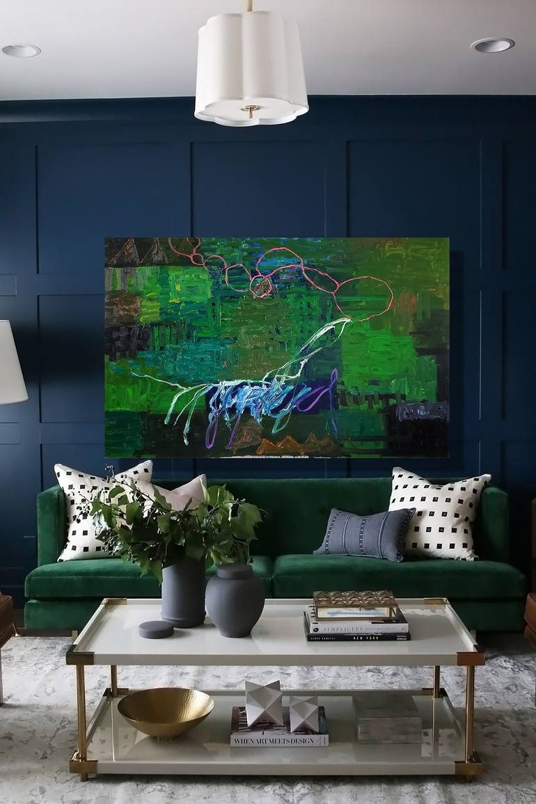 Original Abstract Painting by Shelton Walsmith