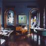 Photoshop montage conjecturing the drawing in a Barcelona interior