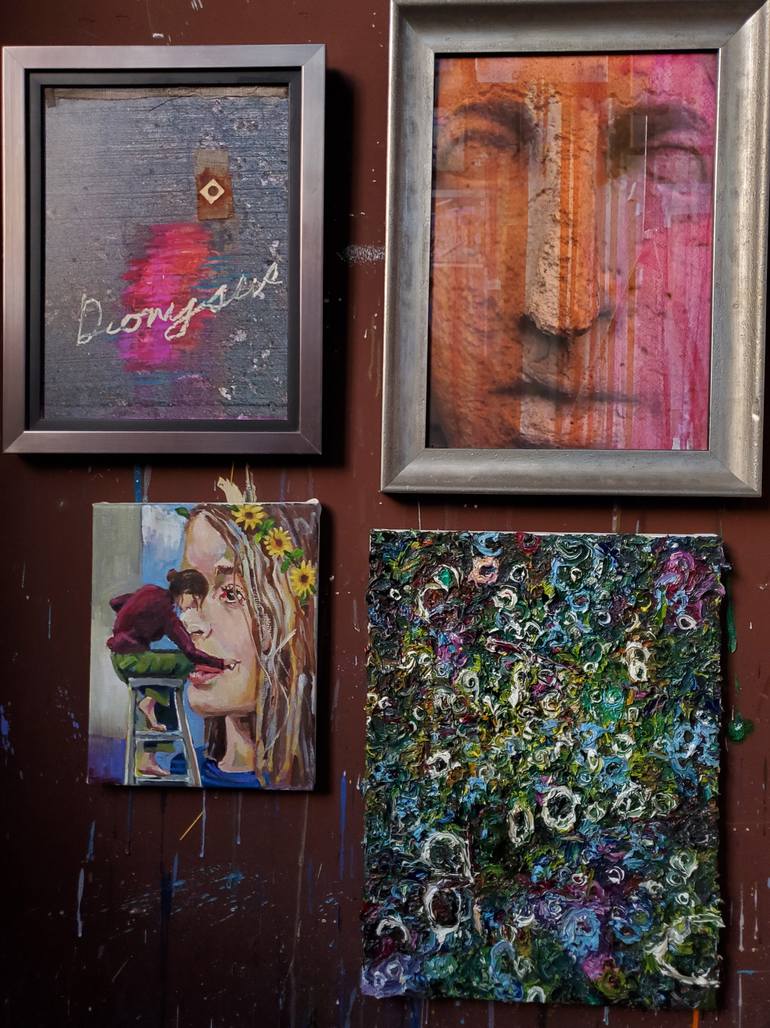 Original Abstract Other Collage by Shelton Walsmith