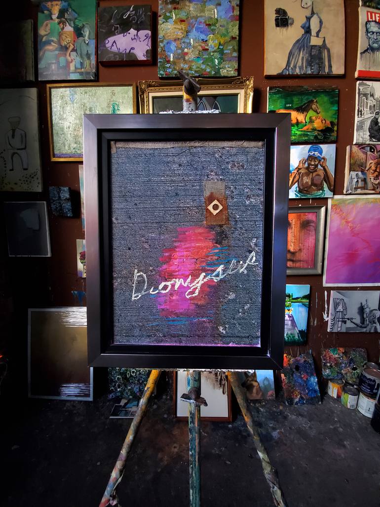 Original Abstract Other Collage by Shelton Walsmith