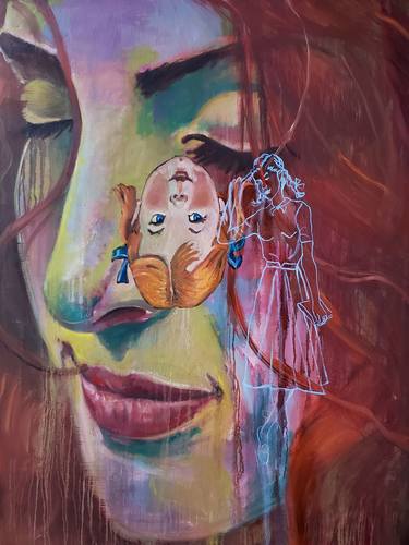 Original Figurative Abstract Paintings by Shelton Walsmith