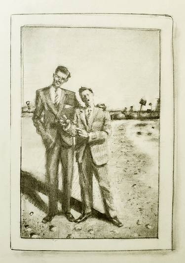 Print of Figurative Men Drawings by Shelton Walsmith