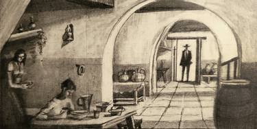Original Cinema Drawings by Shelton Walsmith