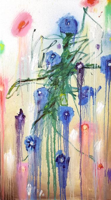 Original Expressionism Botanic Paintings by Shelton Walsmith