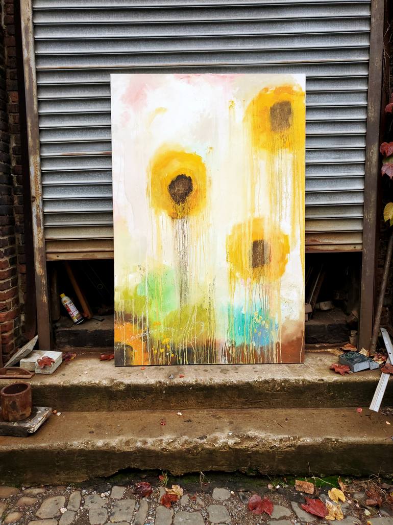Original Abstract Botanic Painting by Shelton Walsmith