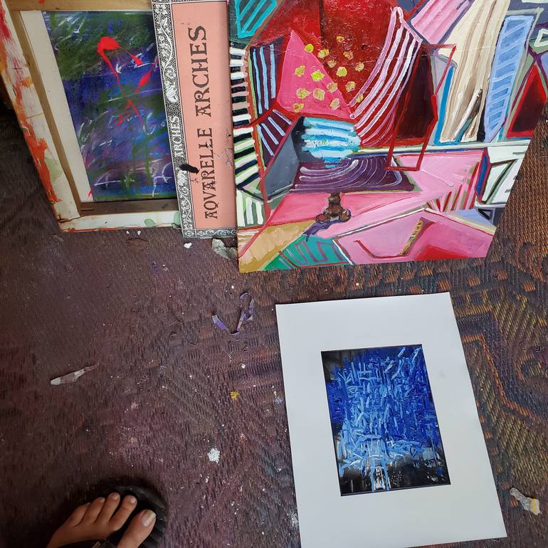 Original Abstract Painting by Shelton Walsmith