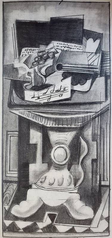 Original Cubism Culture Drawings by Shelton Walsmith